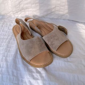 Born Sandals- Inlet 8M taupe suede flats
